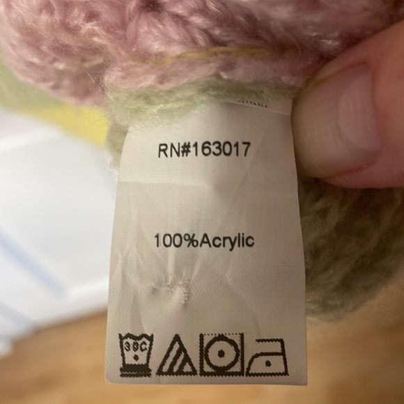 Princess Polly Naomi multicoloured V neck oversized cardigan women’s size L/XL - Picture 8 of 14